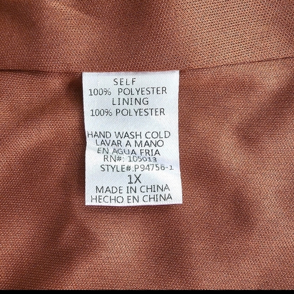 ANDREE BY UNIT Brown Long Sleeve Sundress Wedding Guest - Picture 15 of 15